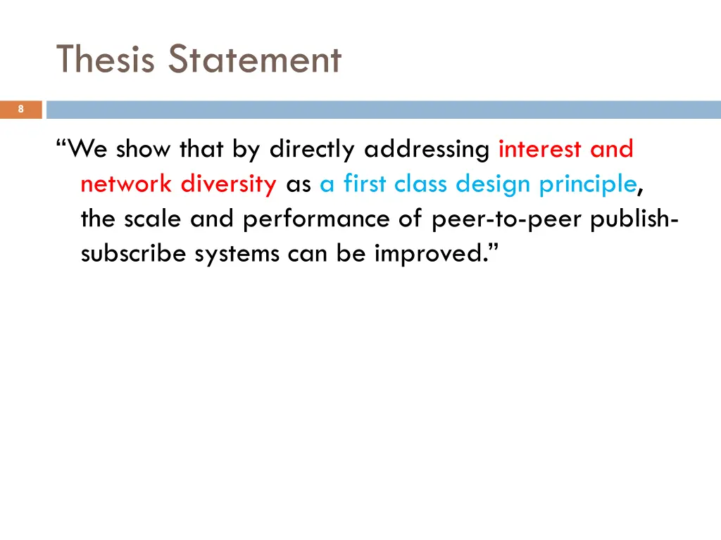 thesis statement