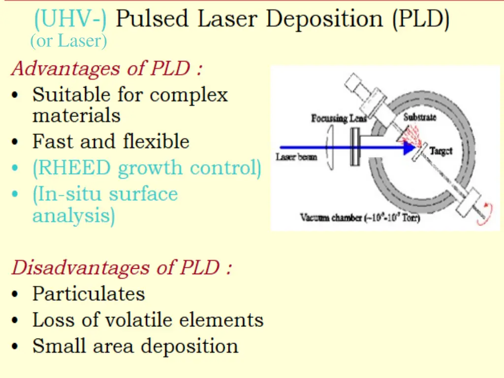 or laser 5