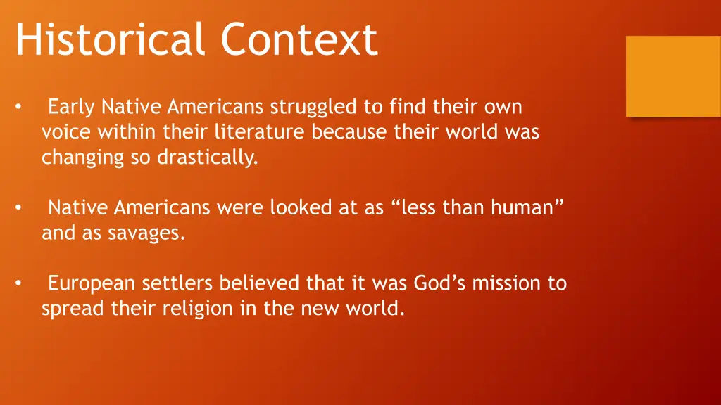 historical context