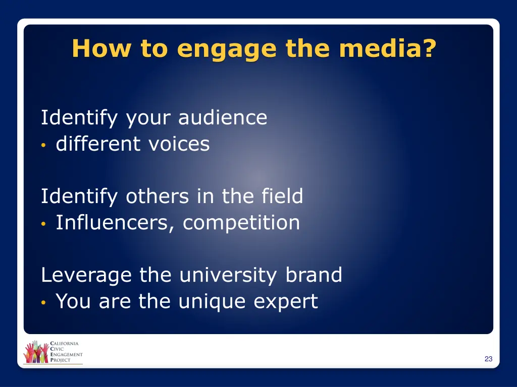 how to engage the media 4