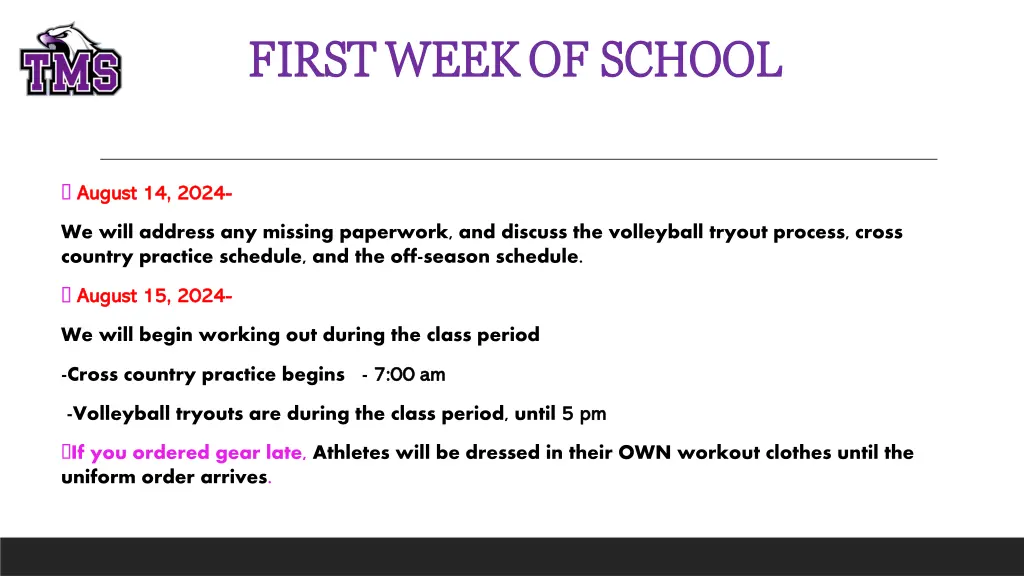 first week of school first week of school