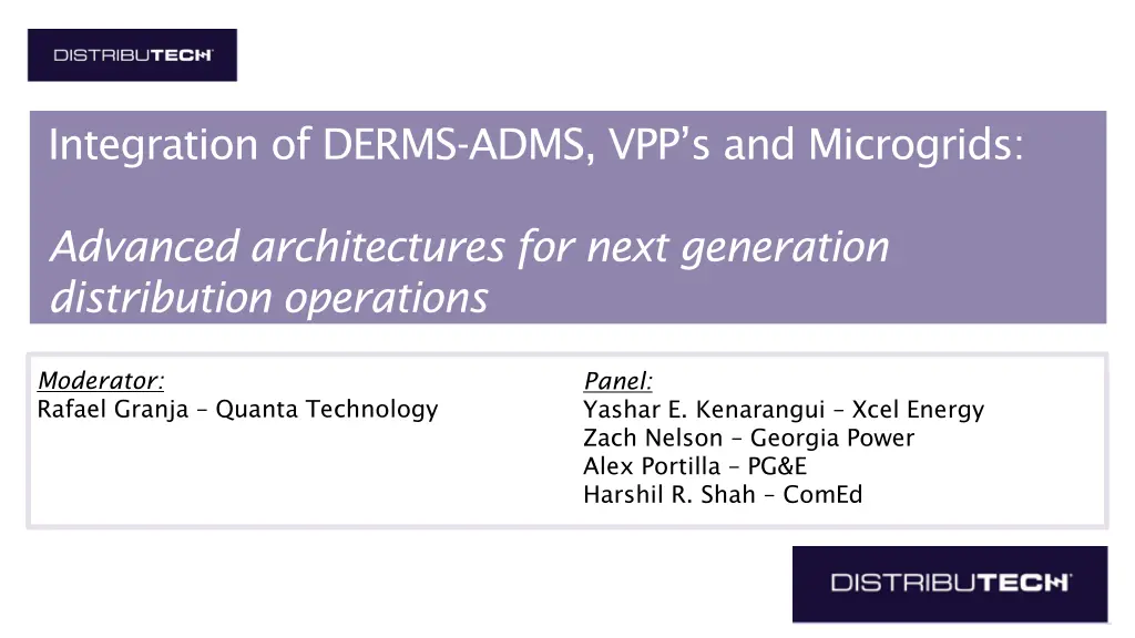 integration of derms adms vpp s and microgrids
