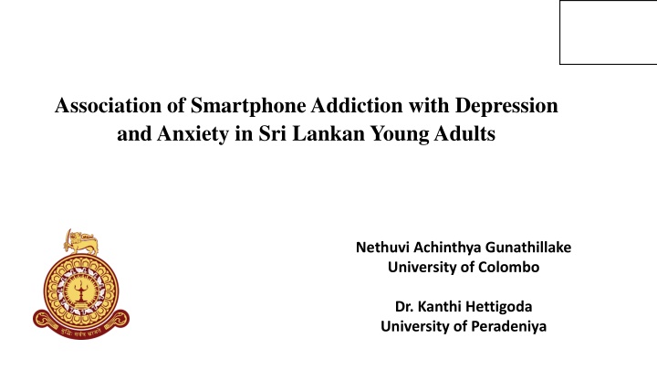 association of smartphone addiction with