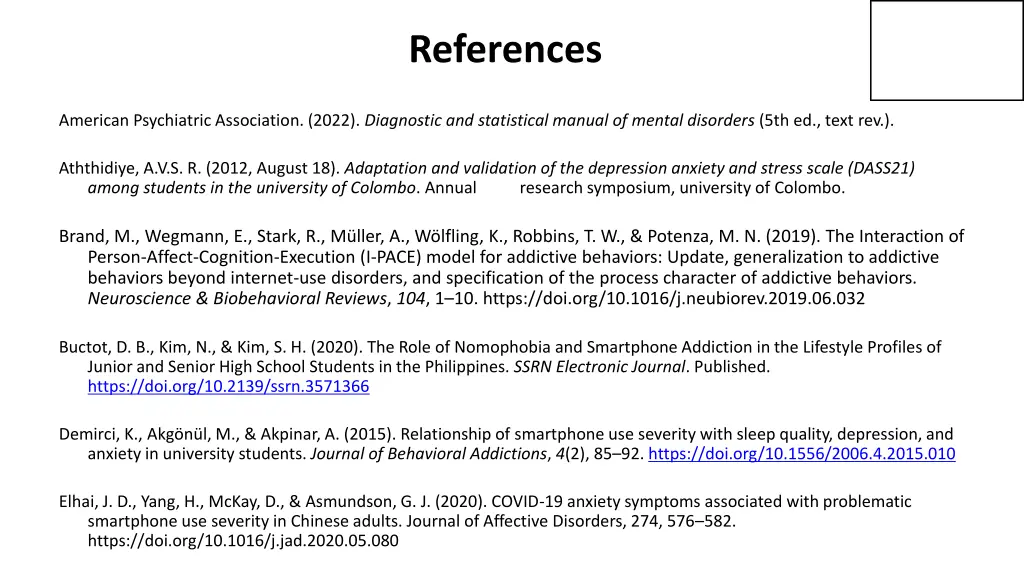 references