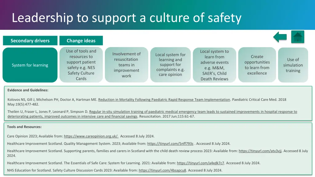 leadership to support a culture of safety 3