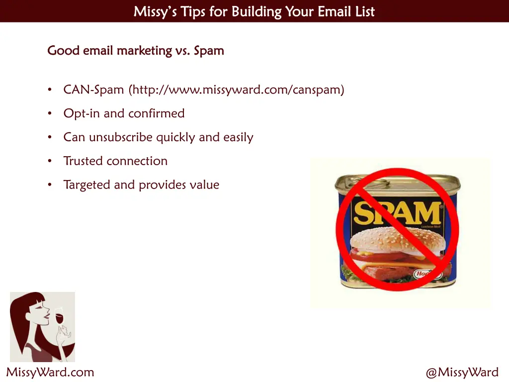 missy s tips for building your email list missy 1