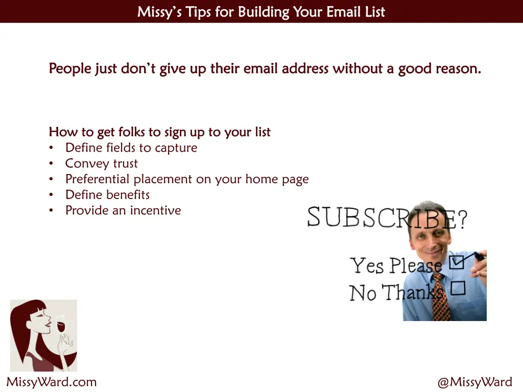 missy s tips for building your email list missy 3