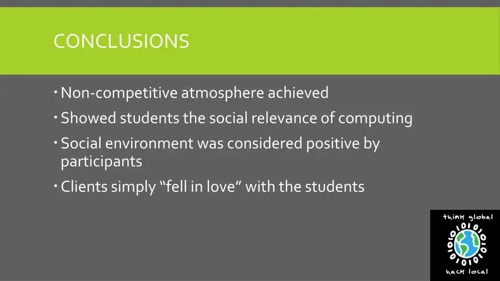 conclusions