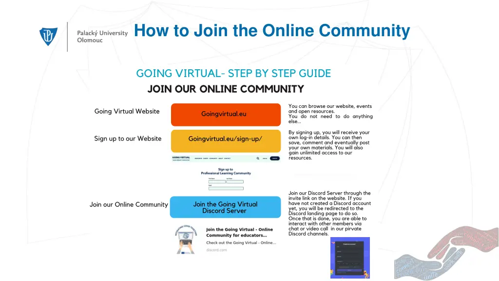 how to join the online community