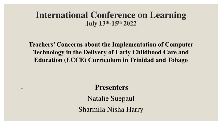 international conference on learning july