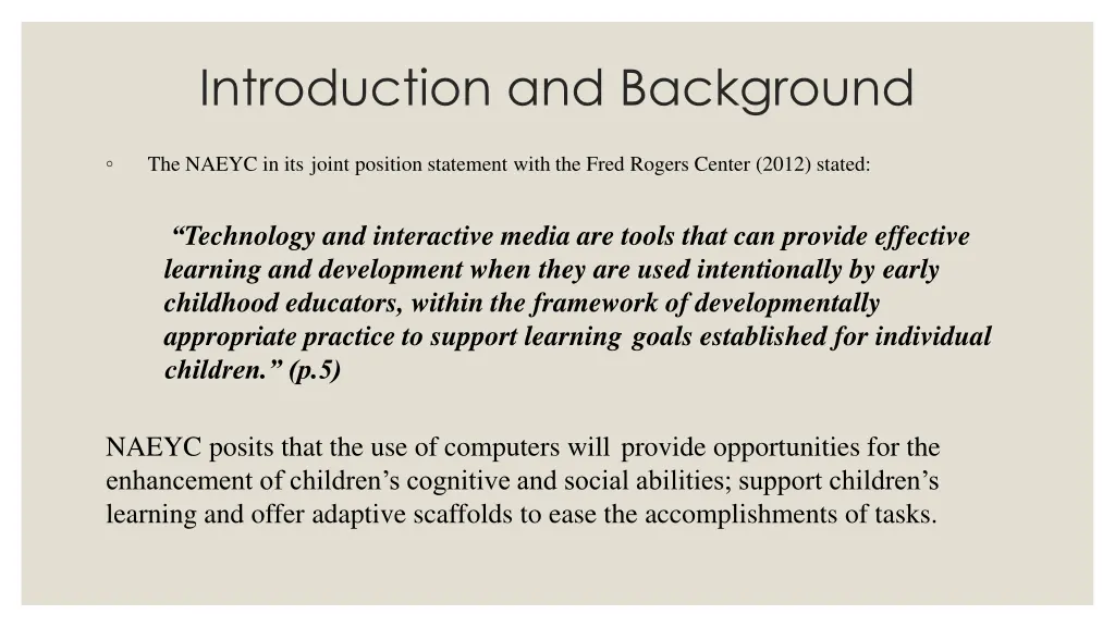 introduction and background 2