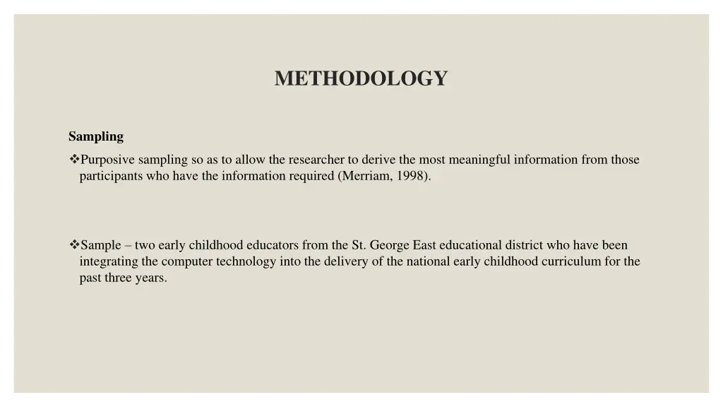 methodology 1