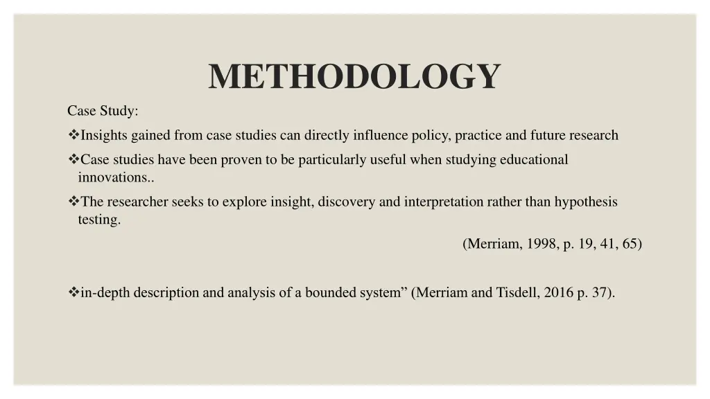 methodology
