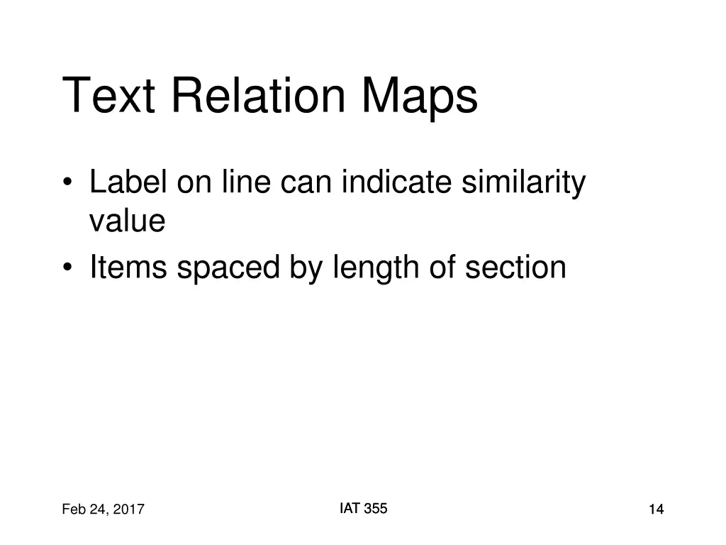 text relation maps