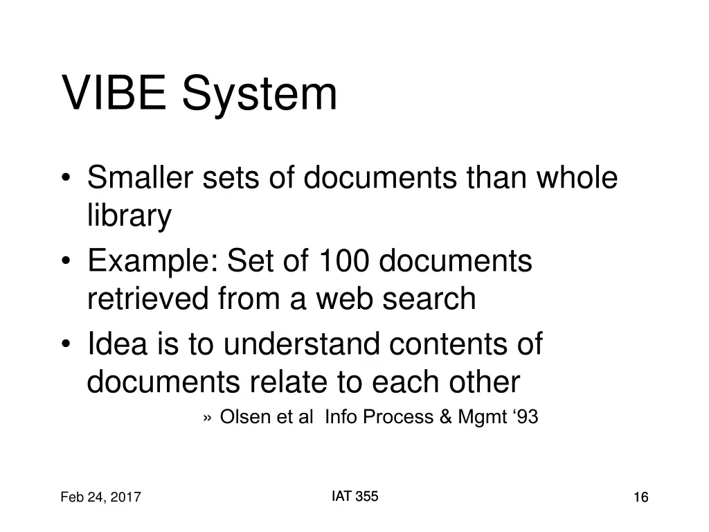 vibe system