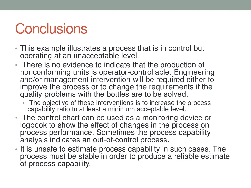 conclusions