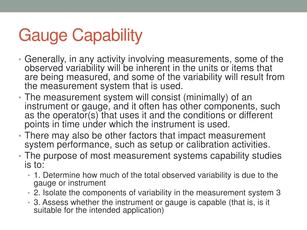 gauge capability