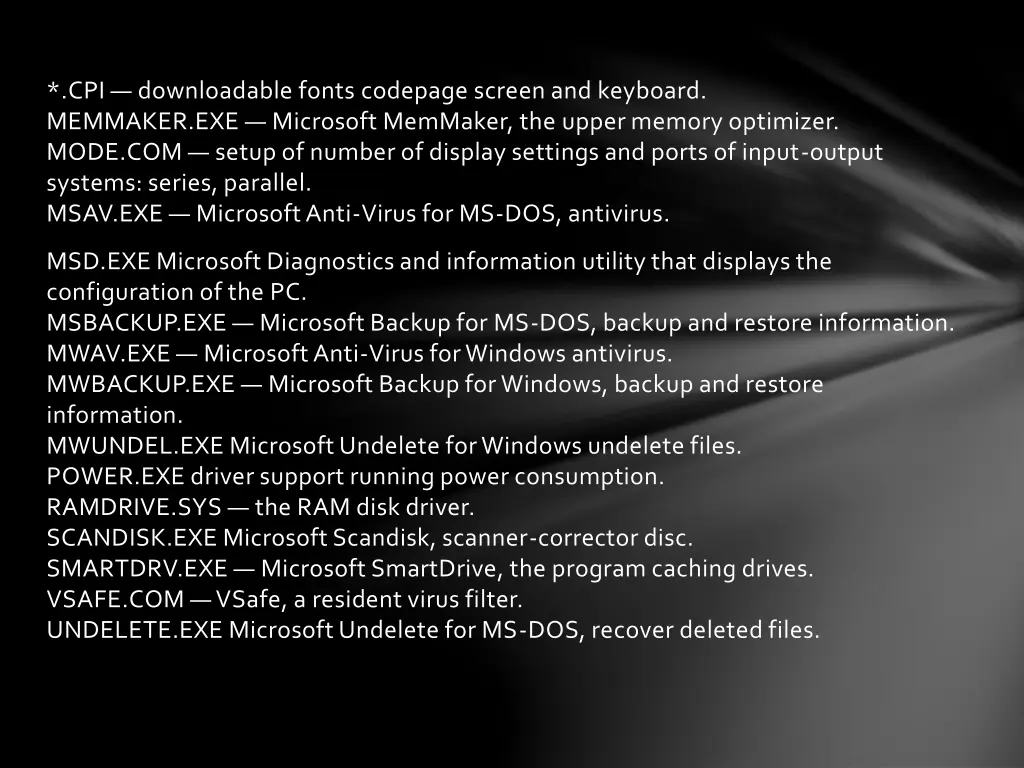 cpi downloadable fonts codepage screen