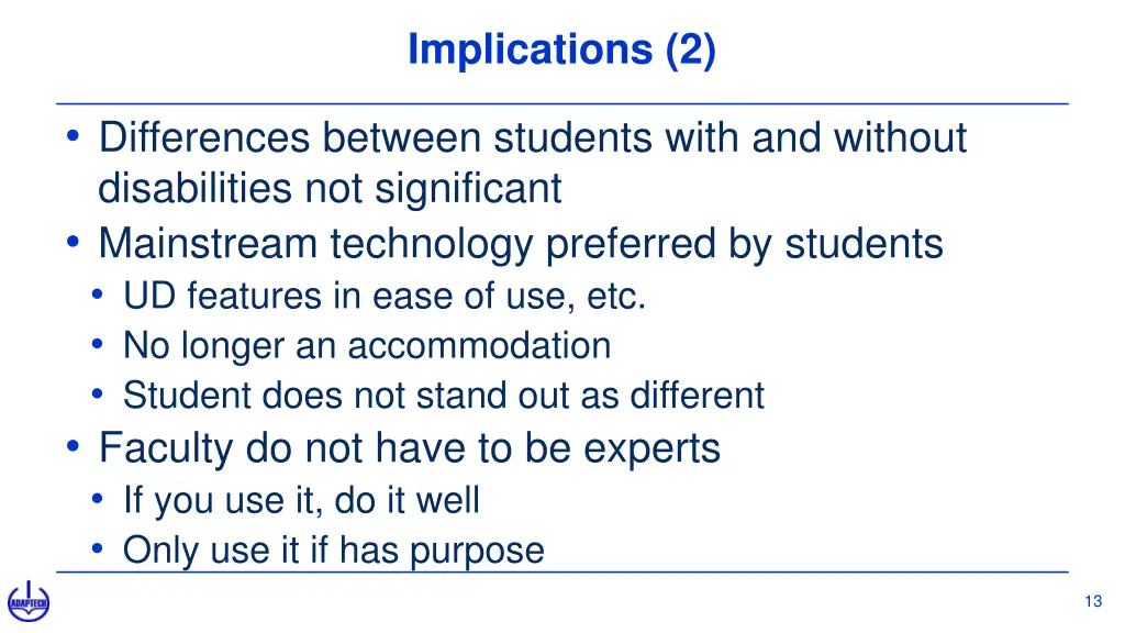 implications 2