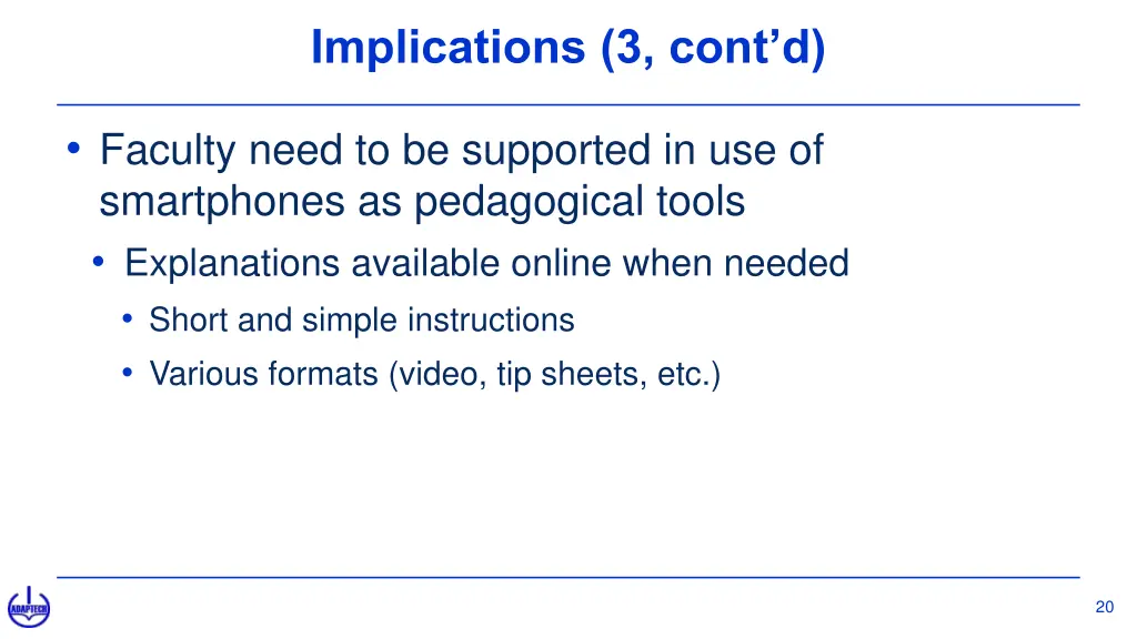 implications 3 cont d