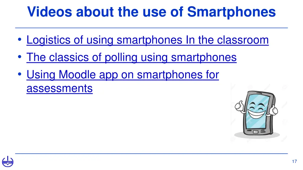 videos about the use of smartphones