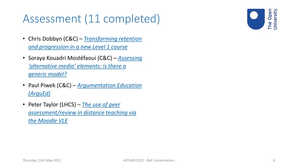 assessment 11 completed 1