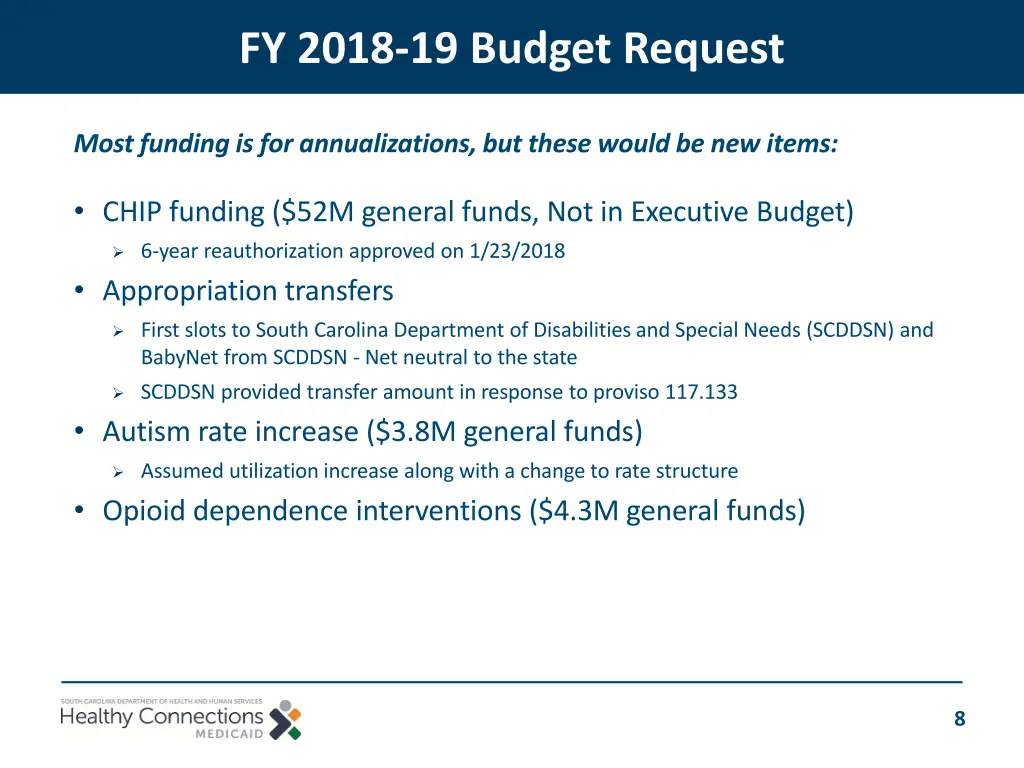 fy 2018 19 budget request 2