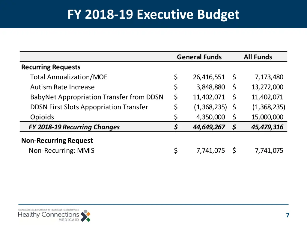 fy 2018 19 executive budget