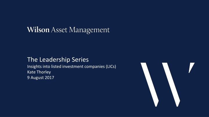 the leadership series insights into listed