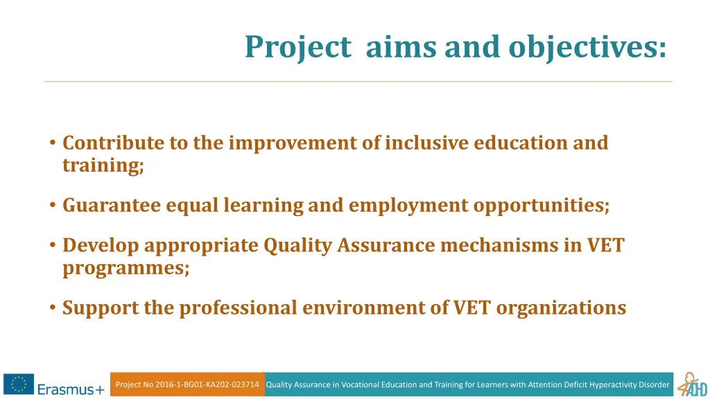 project aims and objectives