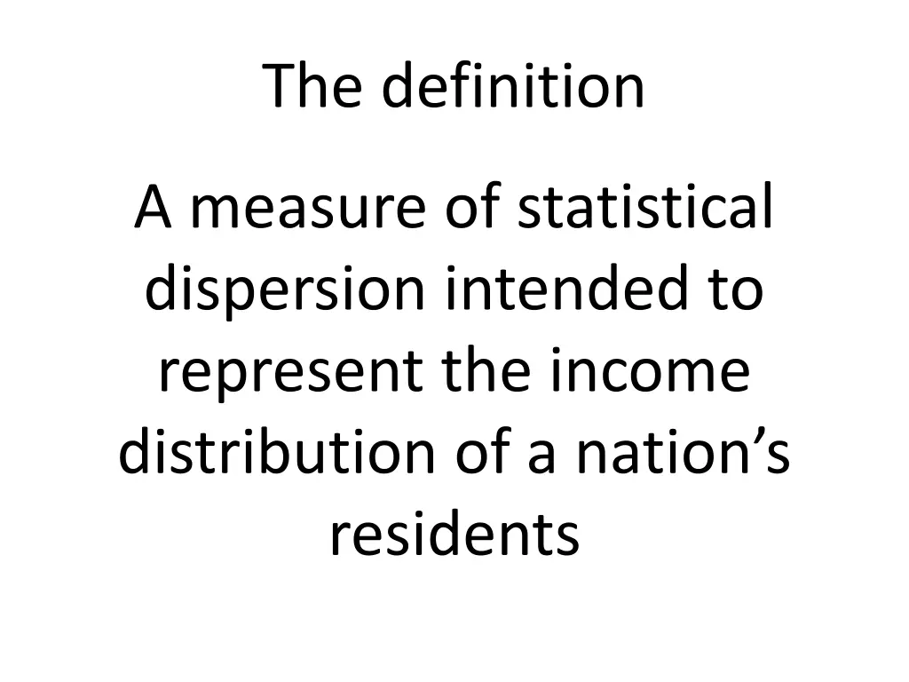 the definition