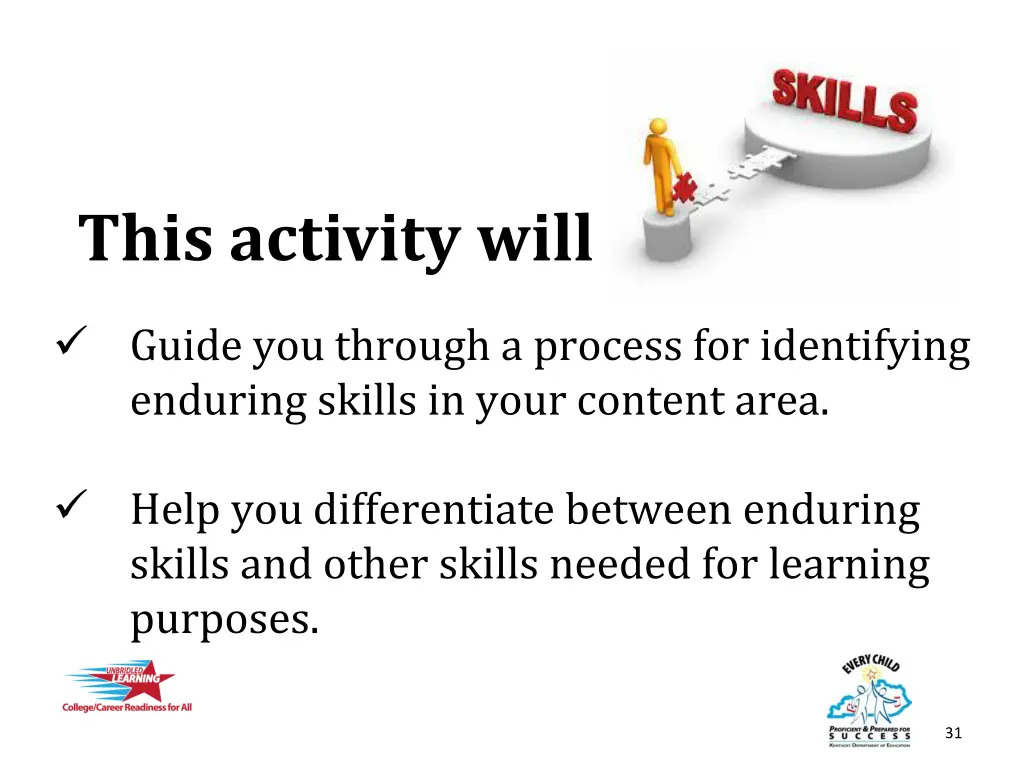 this activity will 1