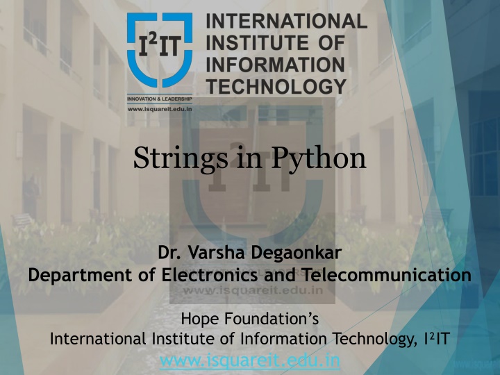 strings in python