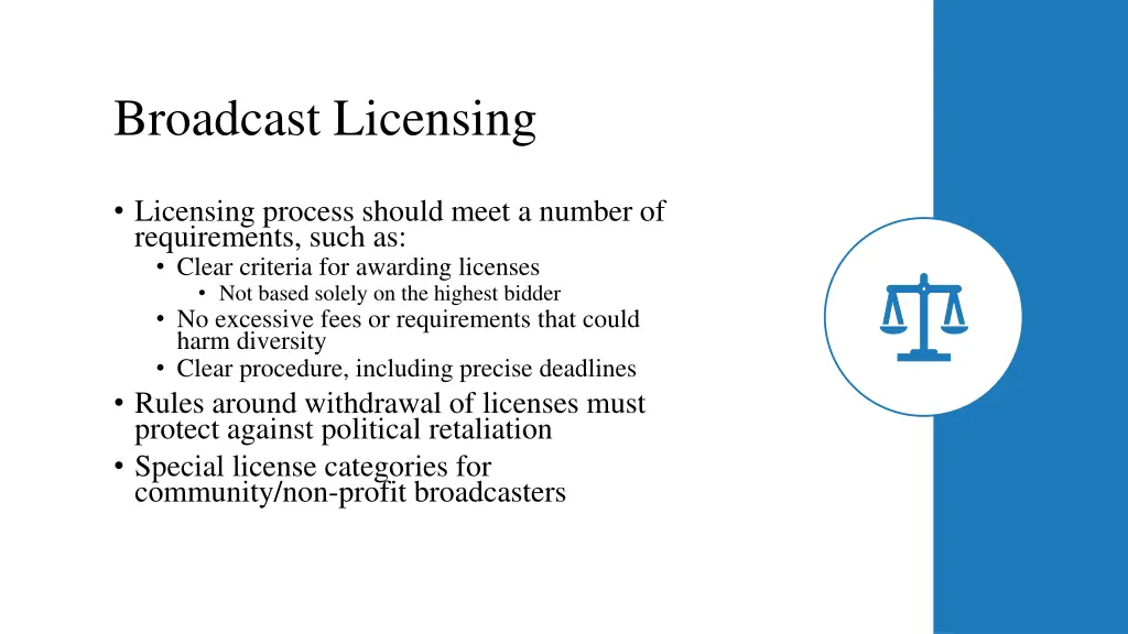 broadcast licensing