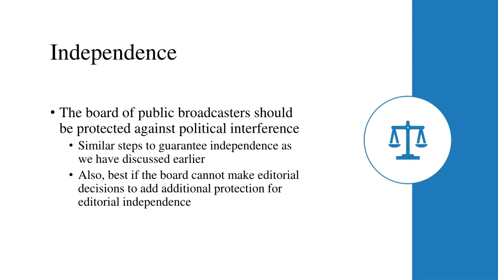 independence
