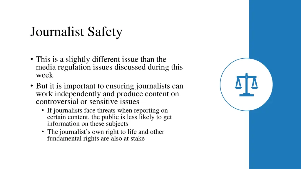 journalist safety