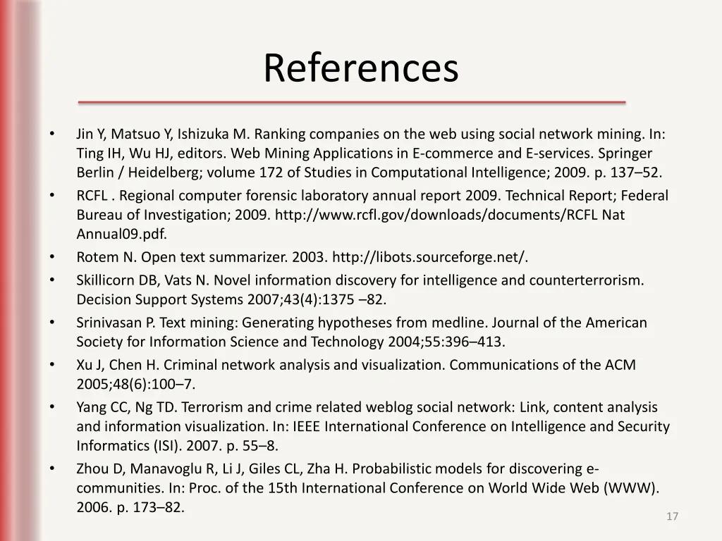 references 1