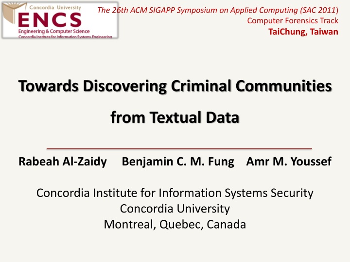 the 26th acm sigapp symposium on applied