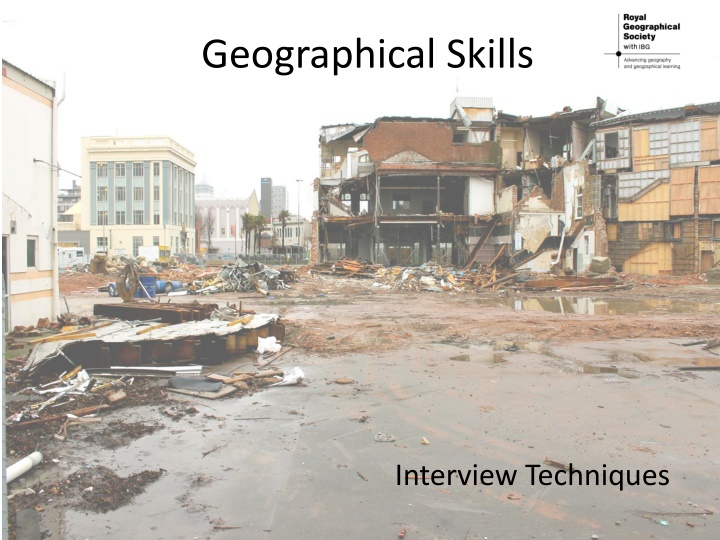 geographical skills