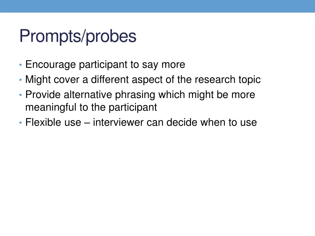 prompts probes