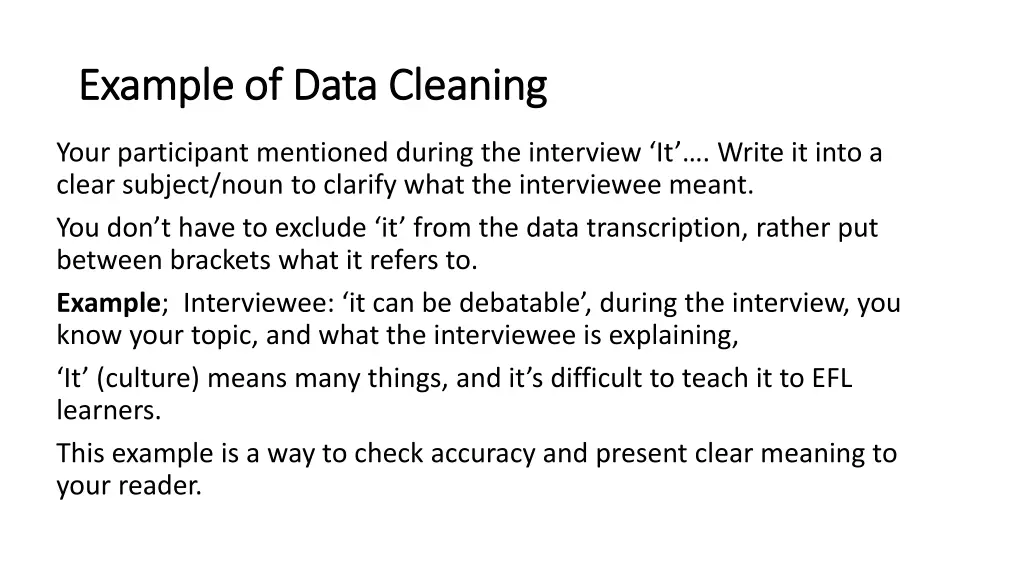 example of data cleaning example of data cleaning