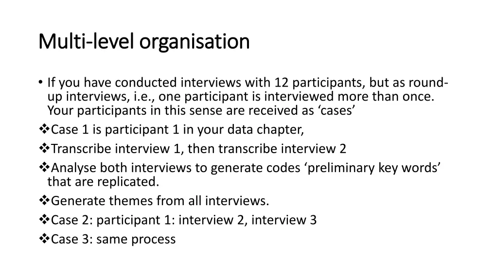 multi multi level organisation level organisation