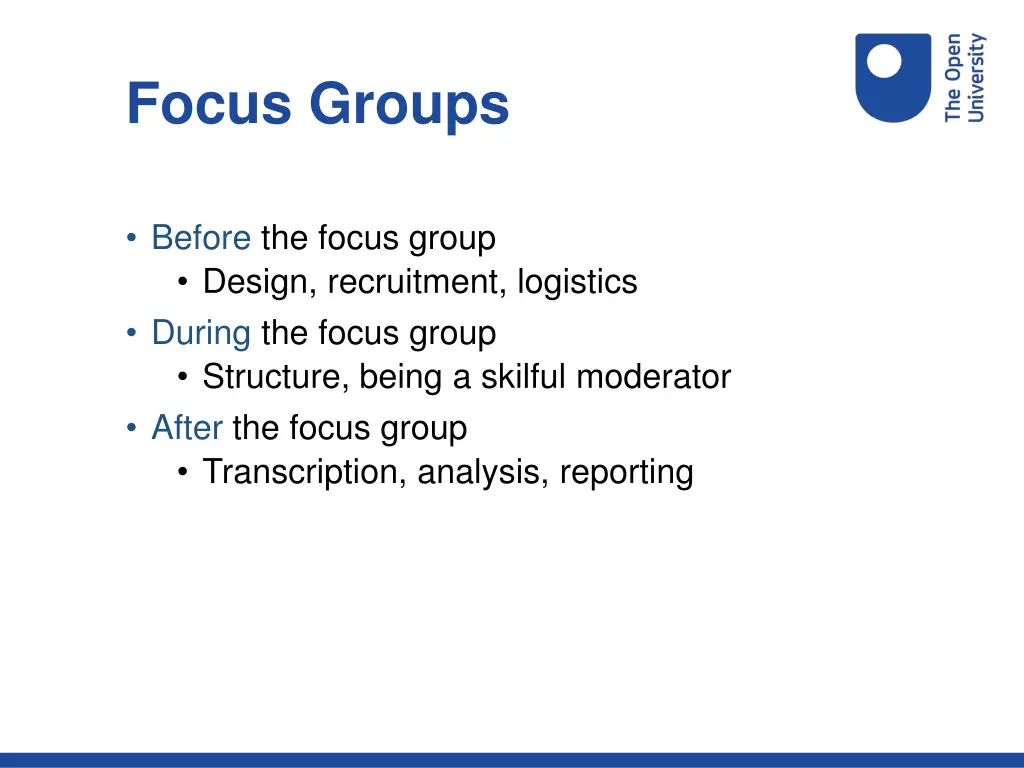 focus groups