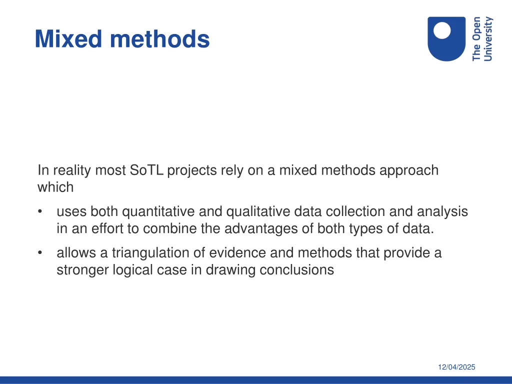 mixed methods