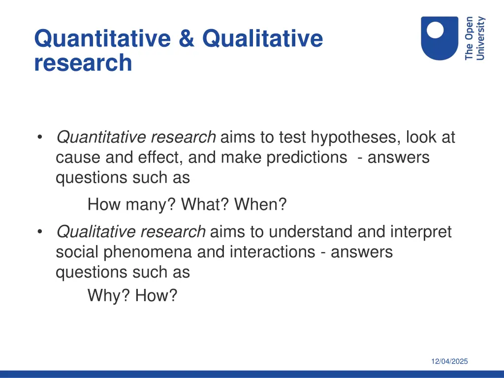 quantitative qualitative research