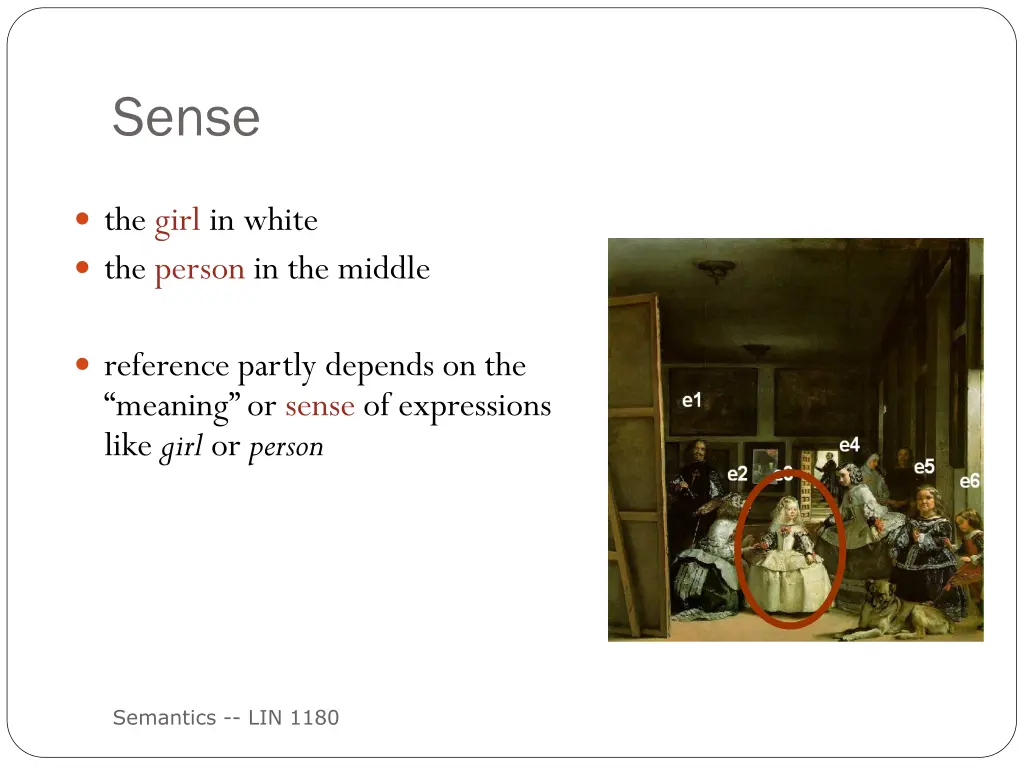 sense