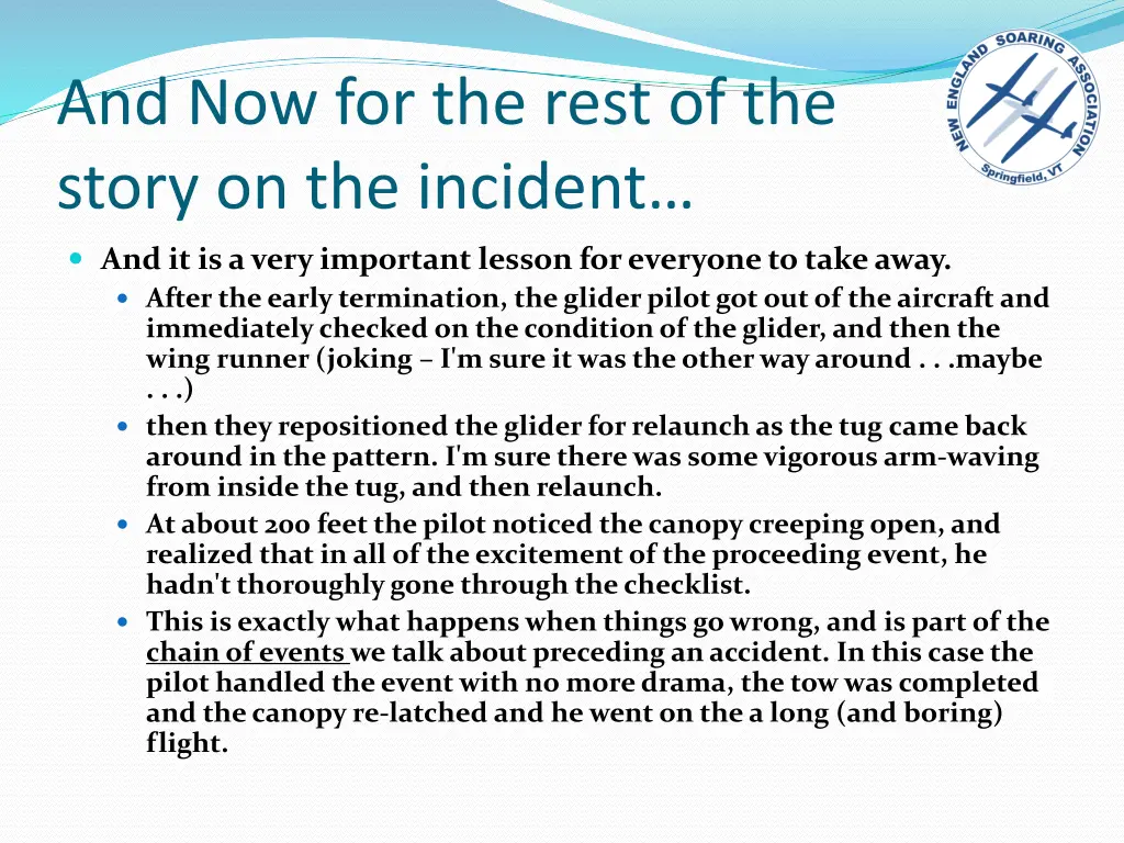 and now for the rest of the story on the incident