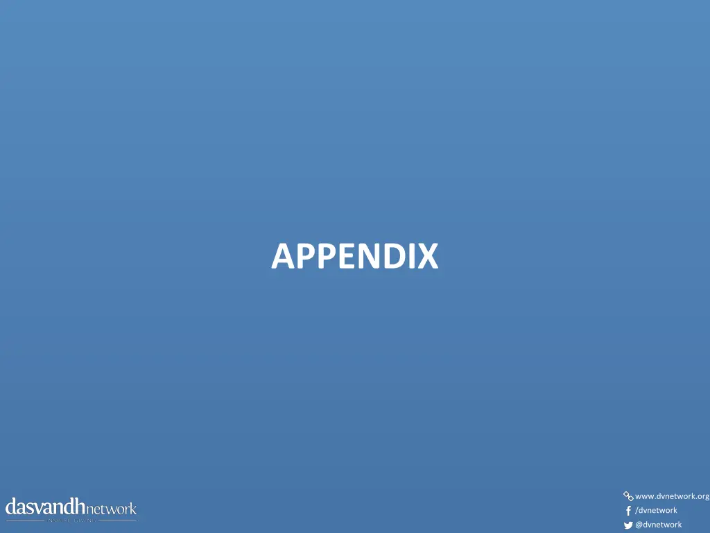 appendix