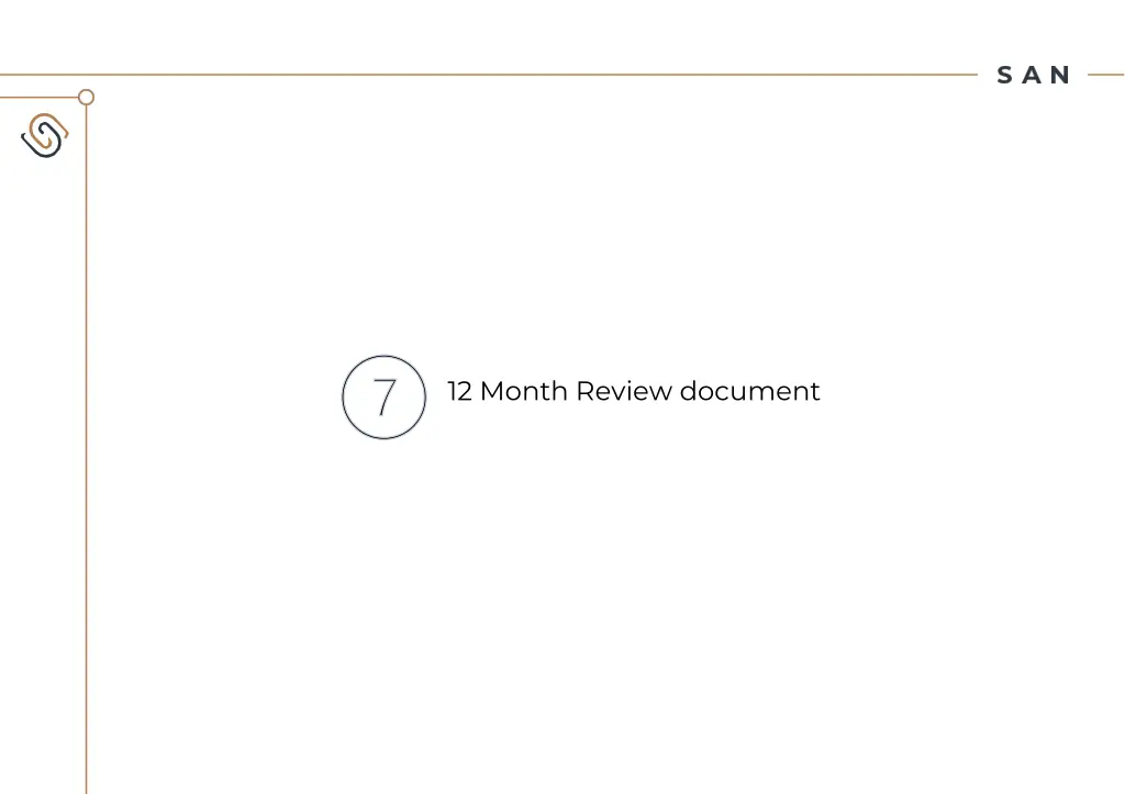 12 month review document