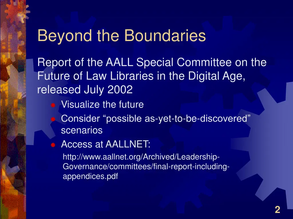 beyond the boundaries